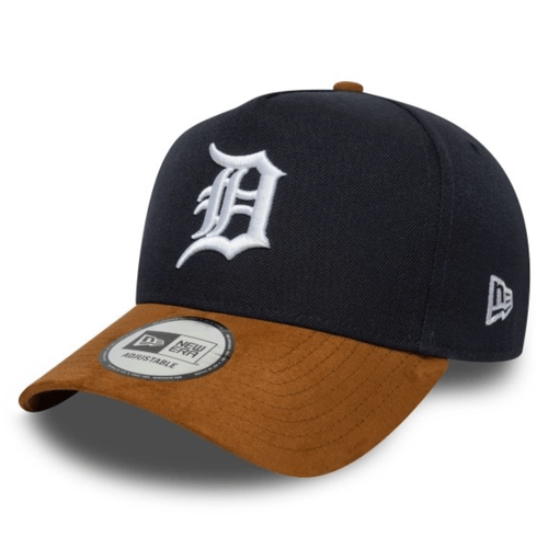 Bone Unissex New Era 9Forty E-Frame Suede Visor Detroit Tigers MLB MARINHO-60759010-